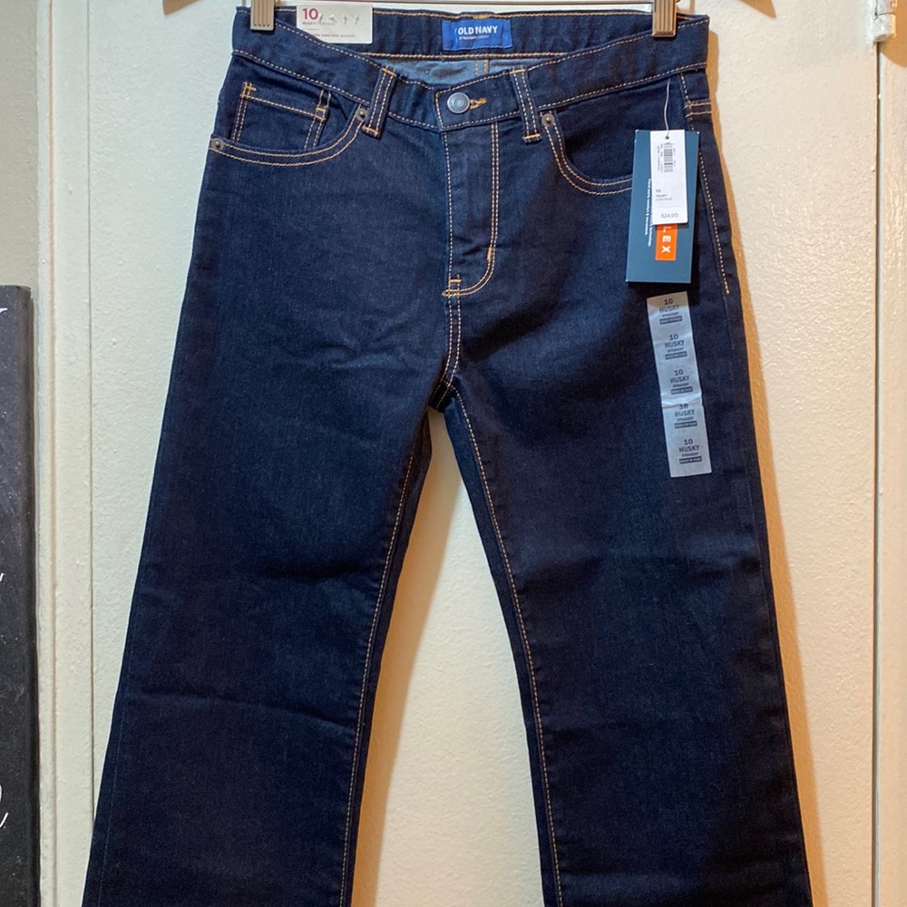 NWT - Boys size 10 Husky - Old Navy Built-in Flex Jeans